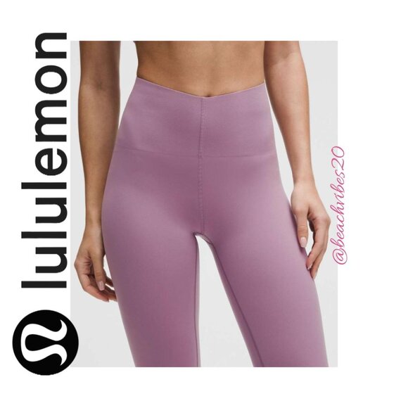 LULULEMON ATHLETICA Glow Up Super-High-Rise Tight 28" Lavender Luxe 10 LL-219 - Picture 4 of 11